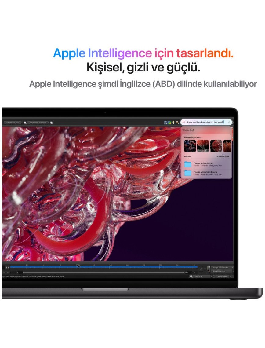 Apple MacBook Pro M4 Pro 24GB 512GB SSD macOS 16" Taşınabilir Bilgisayar Uzay Siyahı MX2X3TU/A