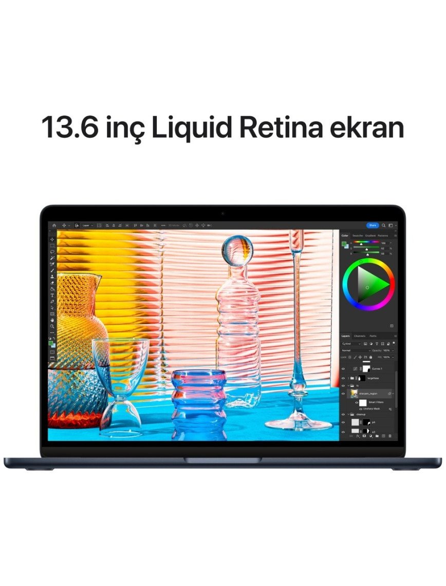 Apple MacBook Air M2 16GB 256GB SSD macOS 13" Taşınabilir Bilgisayar Gece Yarısı MC7X4TU/A