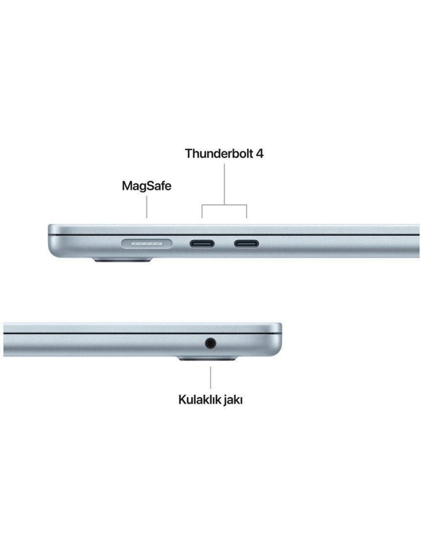 Apple MacBook Air M4 16GB 256GB SSD macOS 15" Taşınabilir Bilgisayar Gök Mavisi MC7A4TU/A